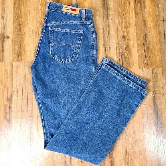 WOMENS VINTAGE HGH RISE TOMMY HILFIGER BOOTCUT JEANS - Picture 1 of 13